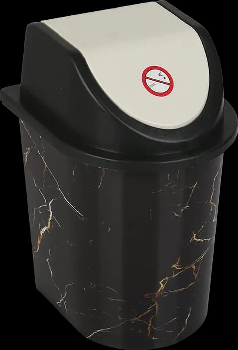 Desenli 0 No Clik Çöp Kovası