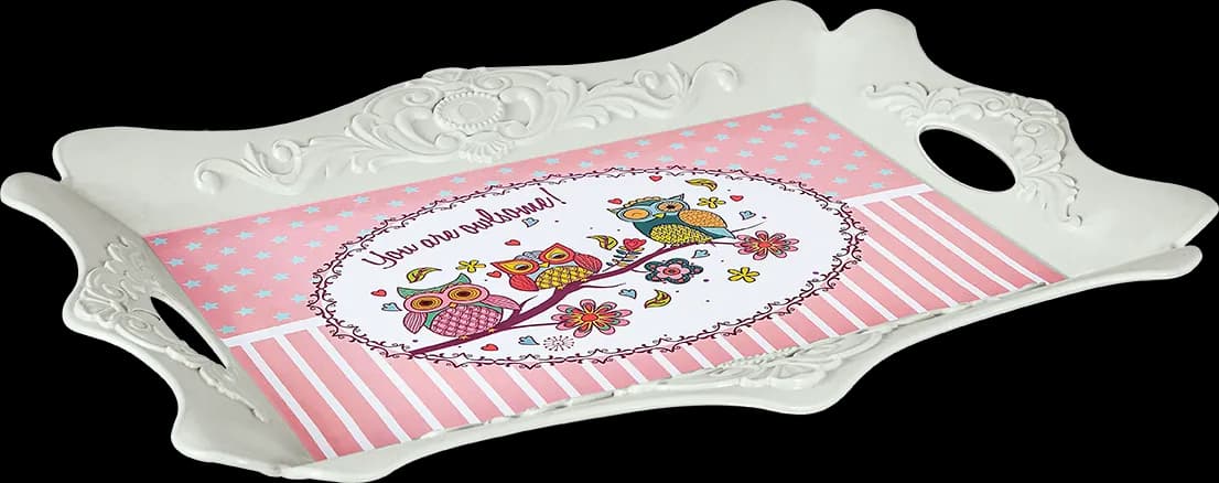 Desenli Osmanlı Tepsi